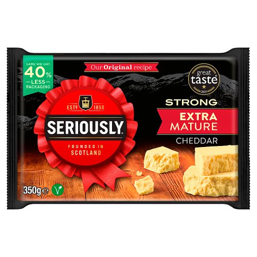 SERIOUSLY STRONG EXTRA MATURE CHEDDAR pack shot