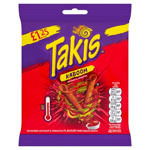 Takis Kaboom 55g PMP pack shot