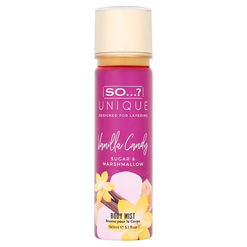 So...? Unique Body Mist Vanilla Candy 150ml pack shot