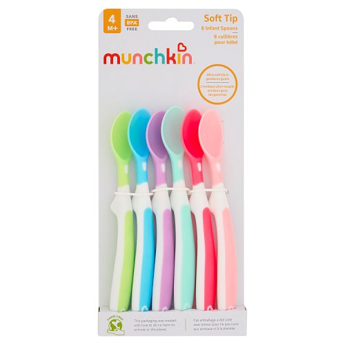 Munchkin Weiche Fuetter-Loeffel 6 pcs pack shot