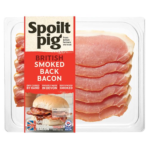SPOILT PIG SMOKED BACK BACON pack shot