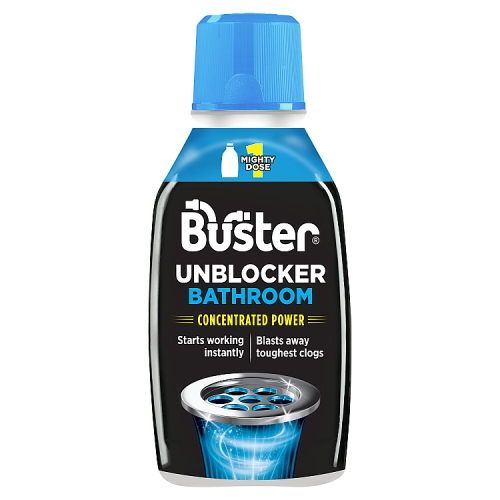 Buster Plughole Unblocker Bathroom 300ml pack shot