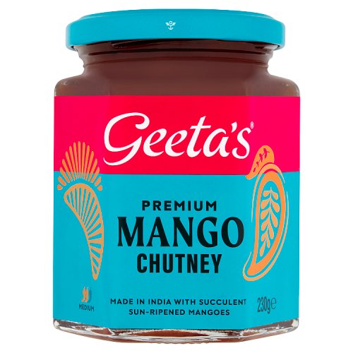 Geeta's Premium Mango Chutney 230g pack shot