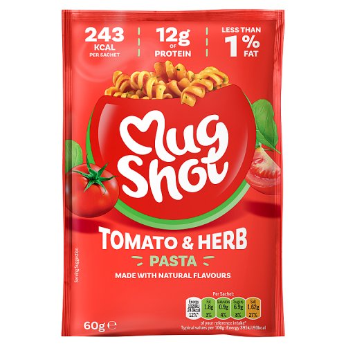 Mugshot Pasta Tomato & Herb 60g pack shot
