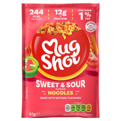 Mugshot Noodles Sweet & Sour 61g pack shot