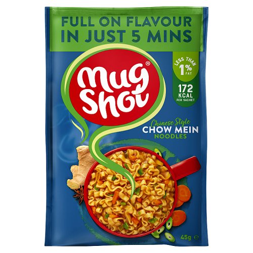 Mugshot Noodles Chow Mein 45g pack shot