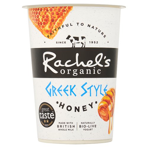RACHELS ORGANIC GREEK STYLE HONEY YOGURT pack shot