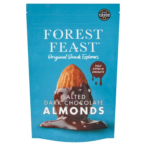 Forest Feast Salted Dark Chocolate Almonds pack shot