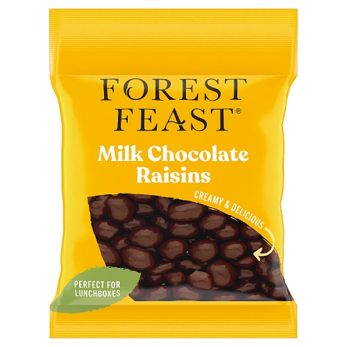 Forest Feast Milk Chocolate Raisins 65g pack shot