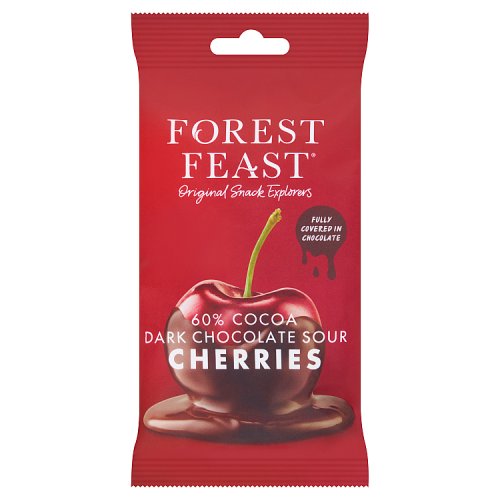 Forest Feast Belgian Dark Chocolate Sour Cherries pack shot