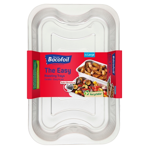 Bacofoil Easy Roasting Tray 2s pack shot