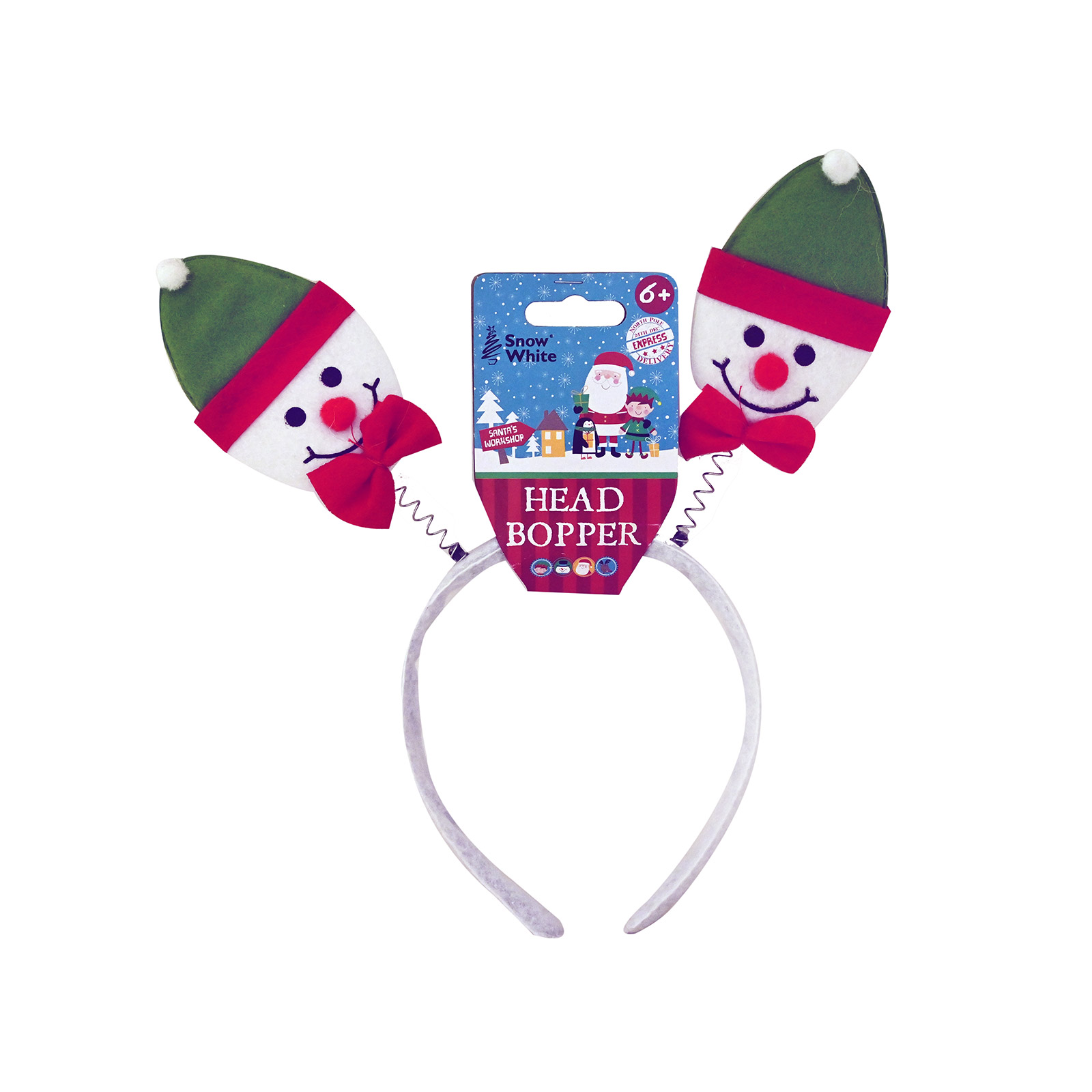 PMS 3 Assorted Christmas Head Boppers 1s pack shot