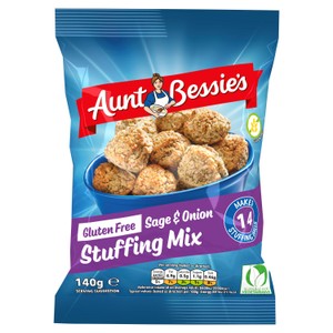 Aunt Bessies Gluten Free Stuffing Balls 140g pack shot