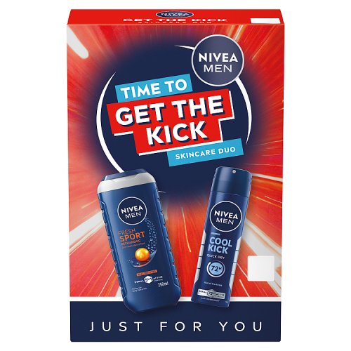 Nivea Men Time To Get The Kick Giftset 2026 pack shot