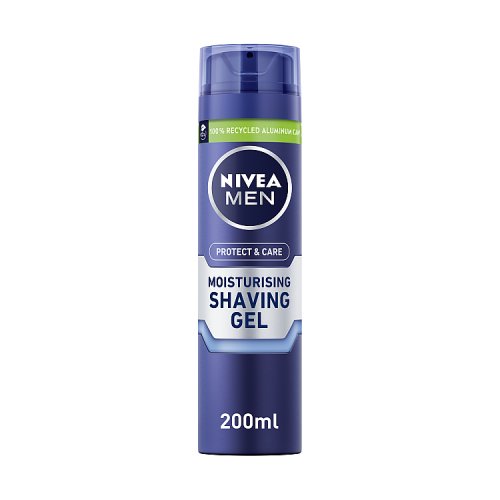 Nivea Men Protect & Care Shaving Gel Moisturising 200ml pack shot