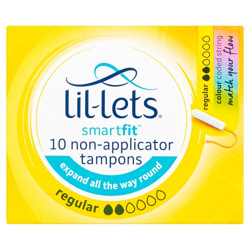 Lil-Lets Smartfit Non Applicator Regular 10s pack shot
