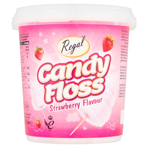 Regal Strawberry Candy Floss 50g pack shot