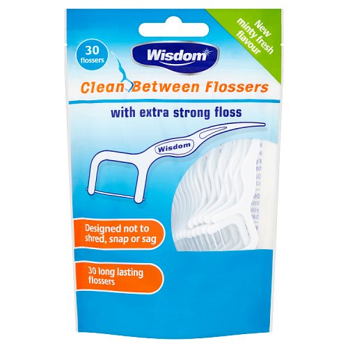 WISDOM CLEAN BETWEEN FLOSSERS pack shot