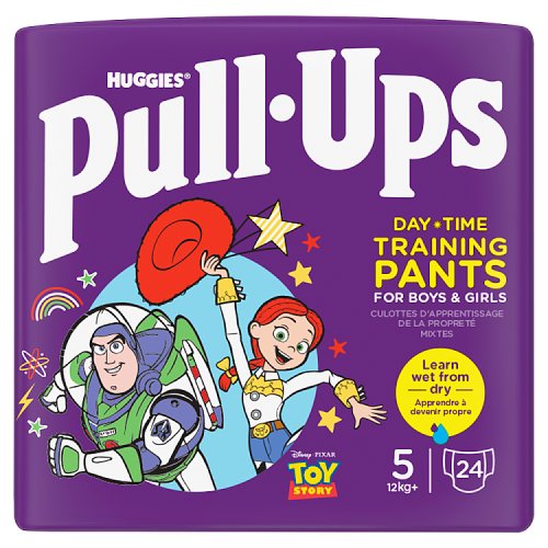 Huggies Pull Ups Size 5 Unisex 24's pack shot