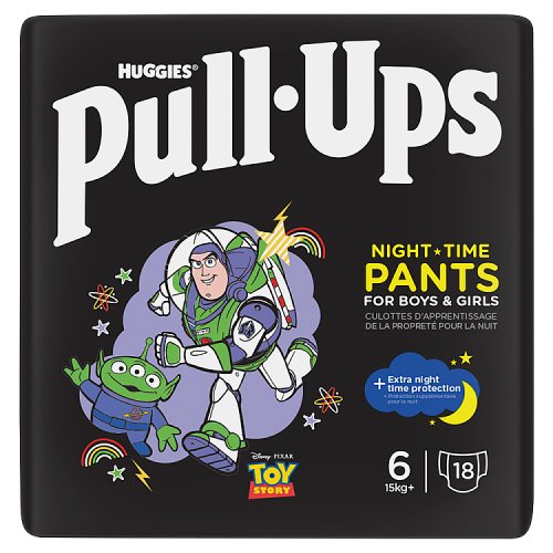 Huggies Pull Ups Trainers Night 2-4yr Unisex 18s pack shot