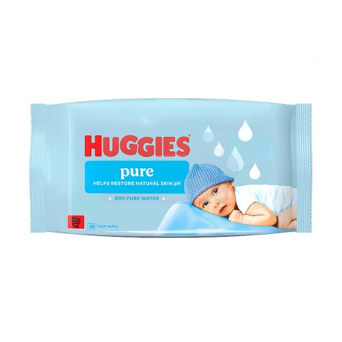 Huggies Pure PF Baby Wipes (SRP) - 48 Pack pack shot