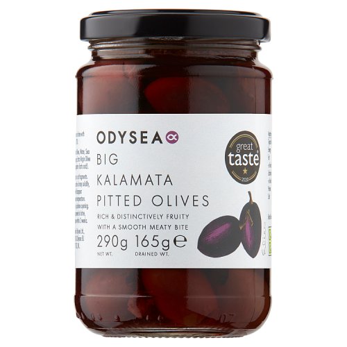 Odysea Big Kalamta Pitted Olives 290g pack shot