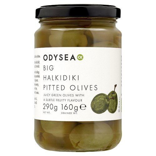 Odysea Halkidiki Pitted Olive in Brine 290g pack shot