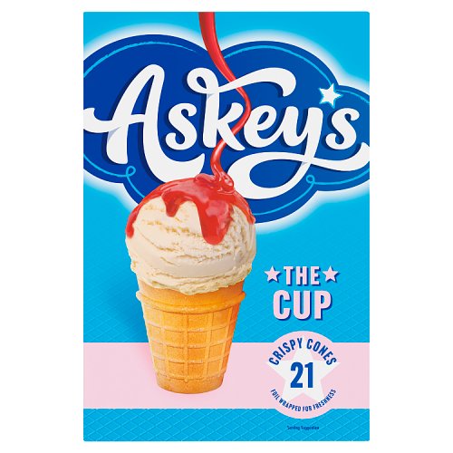 Askeys Cup Cones 21 Pack pack shot