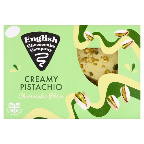 ENGLISH CHEESECAKE COMPANY PISTACHIO CHEESECAKE pack shot