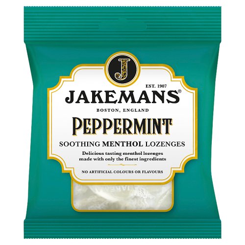 Jakemans Menthol Lozenges Peppermint 73g pack shot