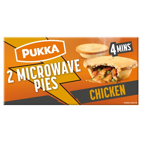 Pukka Microwave Chicken Pies 2s pack shot