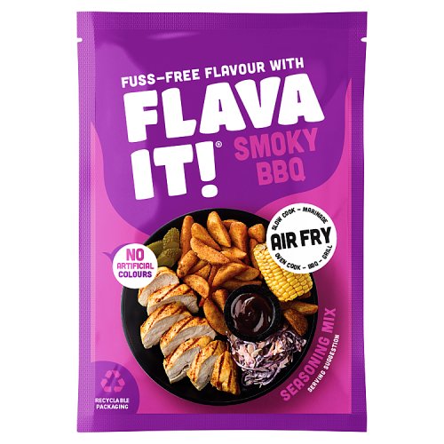 Flava It Seasoning Mix Smokey BBQ 35g pack shot