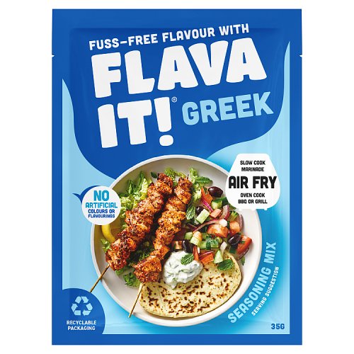 Flava It Seasoning Mix Greek 35g pack shot