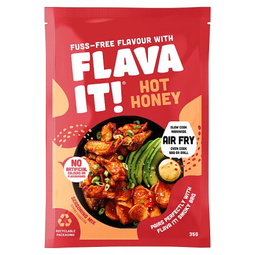 Flava It Seasoning Mix Hot Honey 35g pack shot