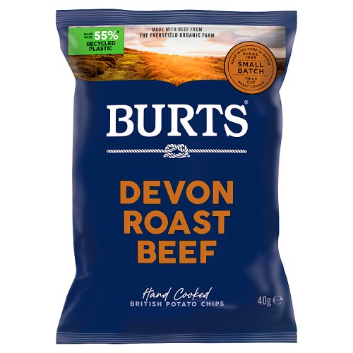 Burts Devon Roast Beef 40g pack shot