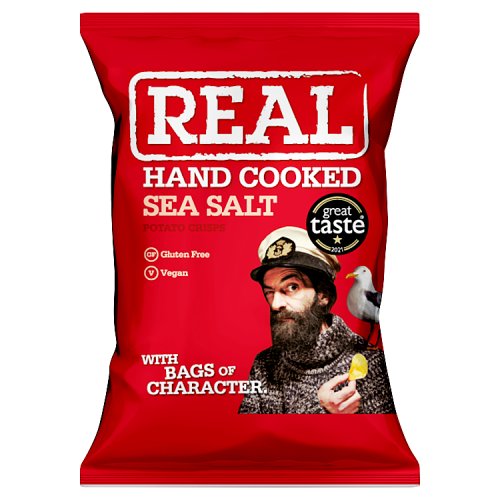 Real Crisps Sea Salt 35g pack shot