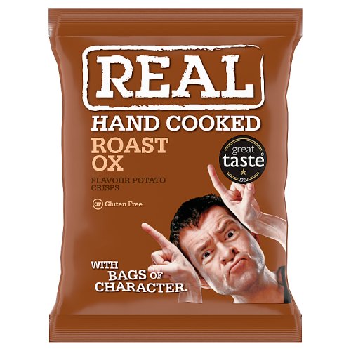 Real Crisps Roast Ox 35g pack shot