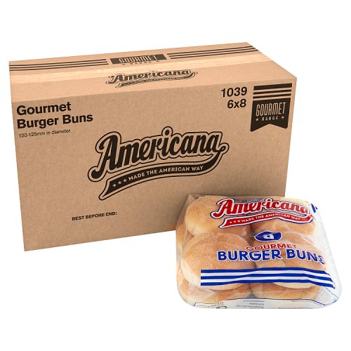 Americana Gourmet Burger Bun 89g pack shot