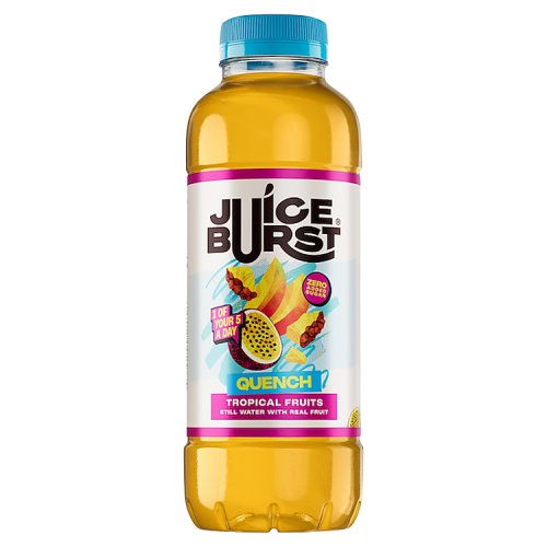 Juice Burst Quench Tropical Fruits 500ml pack shot