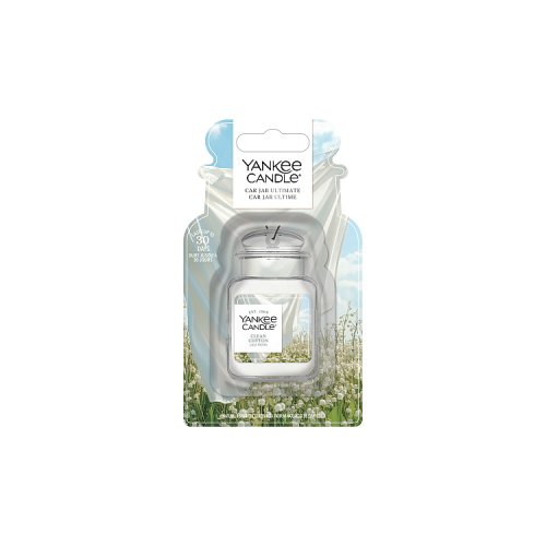 Yankee Candle Ultimate 3D Car Jar Air Freshener Clean Cotton pack shot