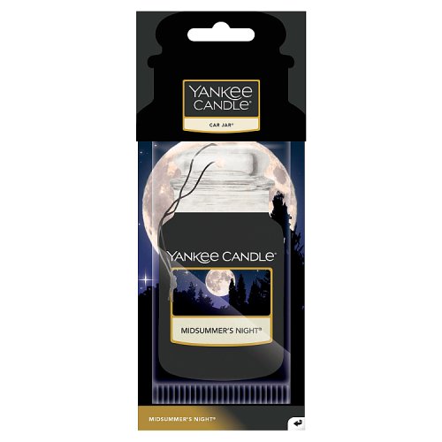 Yankee Candle 2D Car Jar Air Freshener Midsummer's Night pack shot