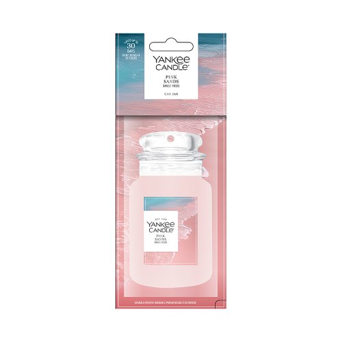 Yankee Candle 2D Car Jar Air Freshener Pink Sands pack shot