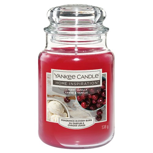 Yankee Candle Home Inspiration Large Jar Cherry Vanilla 538g pack shot