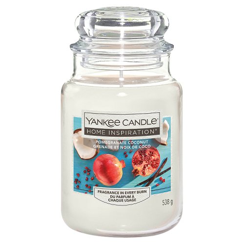 Yankee Candle Home Inspiration Large Jar Pomegranate Coconut 538g pack shot