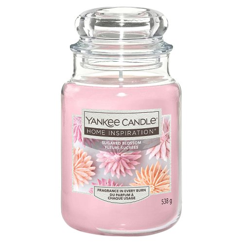 Yankee Candle Home Inspiration Large Jar Sugared Blossom 538g pack shot