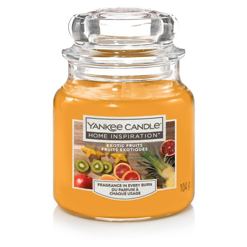 Yankee Candle Home Inspiration Candle Small Jar Exotic Fruits 104g pack shot