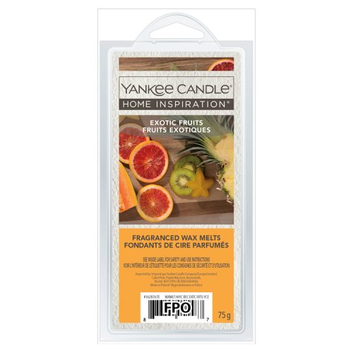 Yankee Candle Home Inspiration Wax Melts Exotic Fruits 75g pack shot