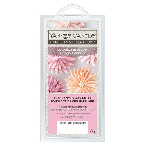 Yankee Candle Home Inspiration Wax Melts Sugared Blossoms 75g pack shot