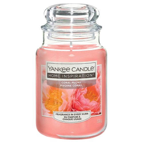 Yankee Candle Home Inspiration Large Jar Coral Peony 538g pack shot