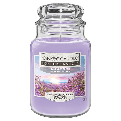 Yankee Candle Home Inspiration Large Jar Lavender Beach 538g pack shot
